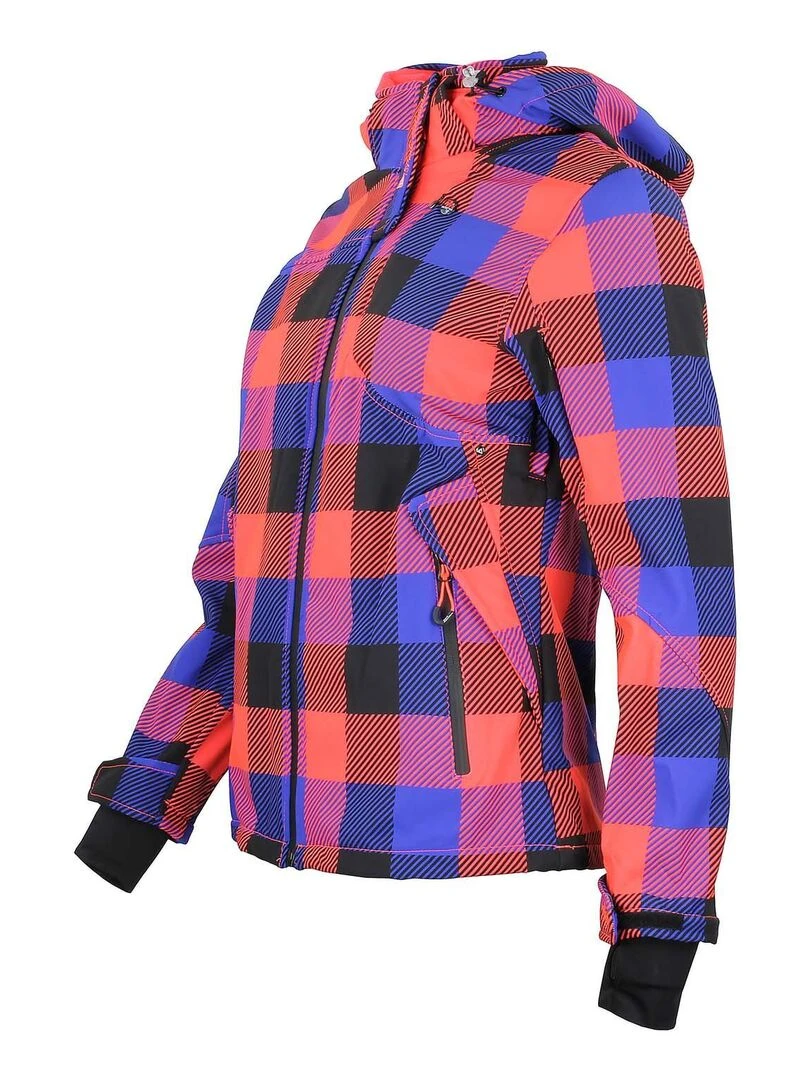 Blouson softshell femme AVENYKS   PEAK MOUNTAIN   Bleu marine