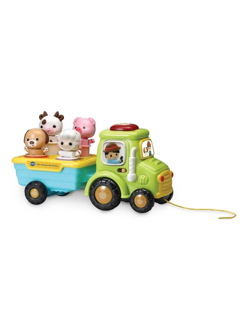 Mon tracteur des formes Multicolore