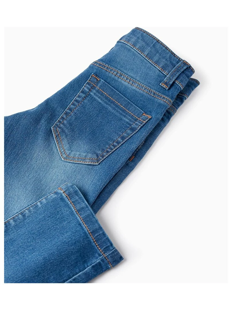 Pantalon en Jean pour Garçon 'Straight Fit'  NATURE TAKEOVER   Bleu