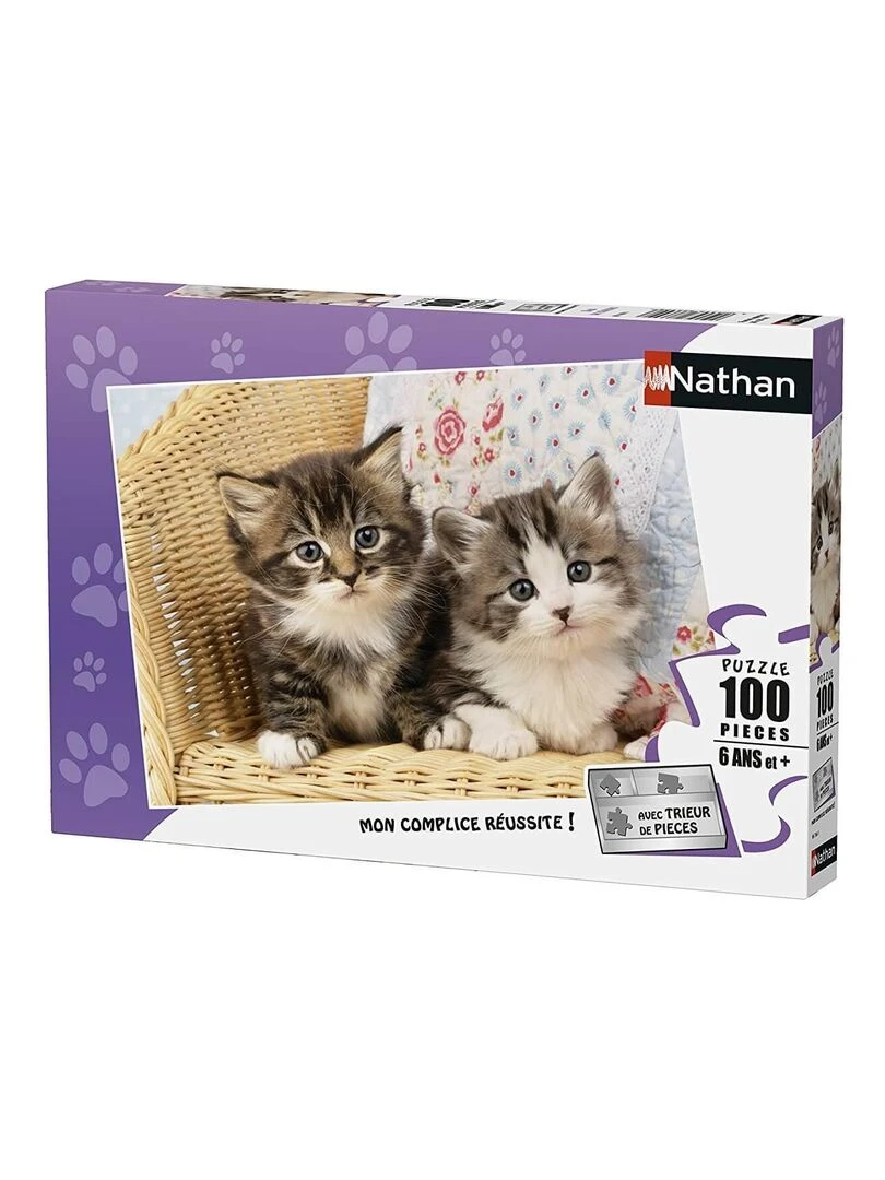 Puzzle 100 pièces : Duo de chatons N/A