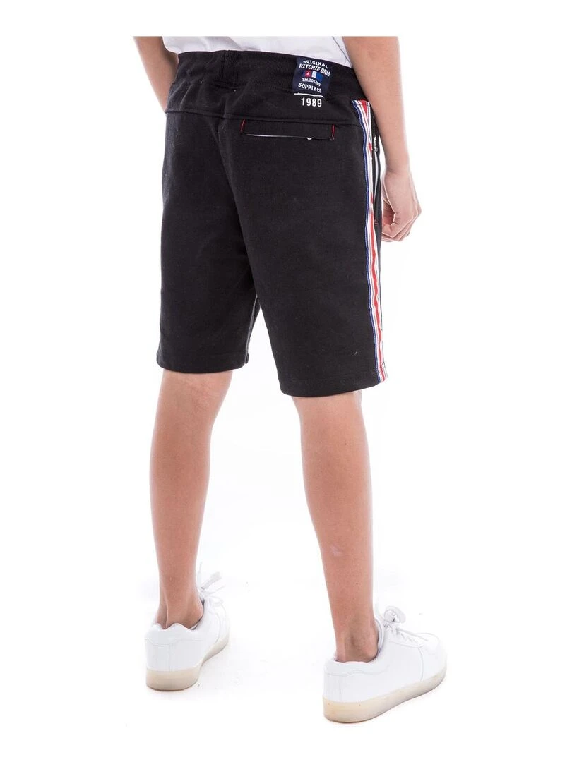 Bermuda molleton BAMAGA BOY Noir