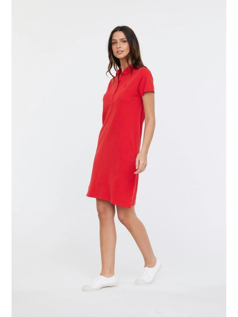 Lee Cooper Robe manches courtes coton regular LOLI MC Rouge