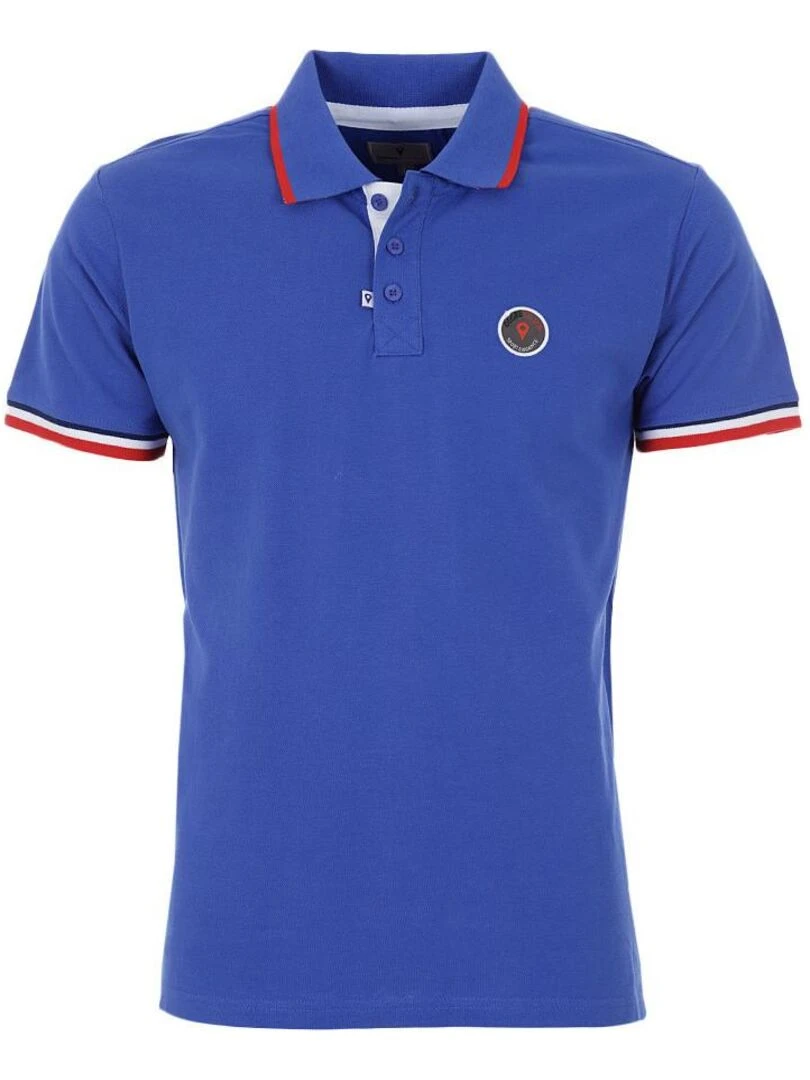 Polo manches courtes homme CODY DEGRE CELSIUS Bleu