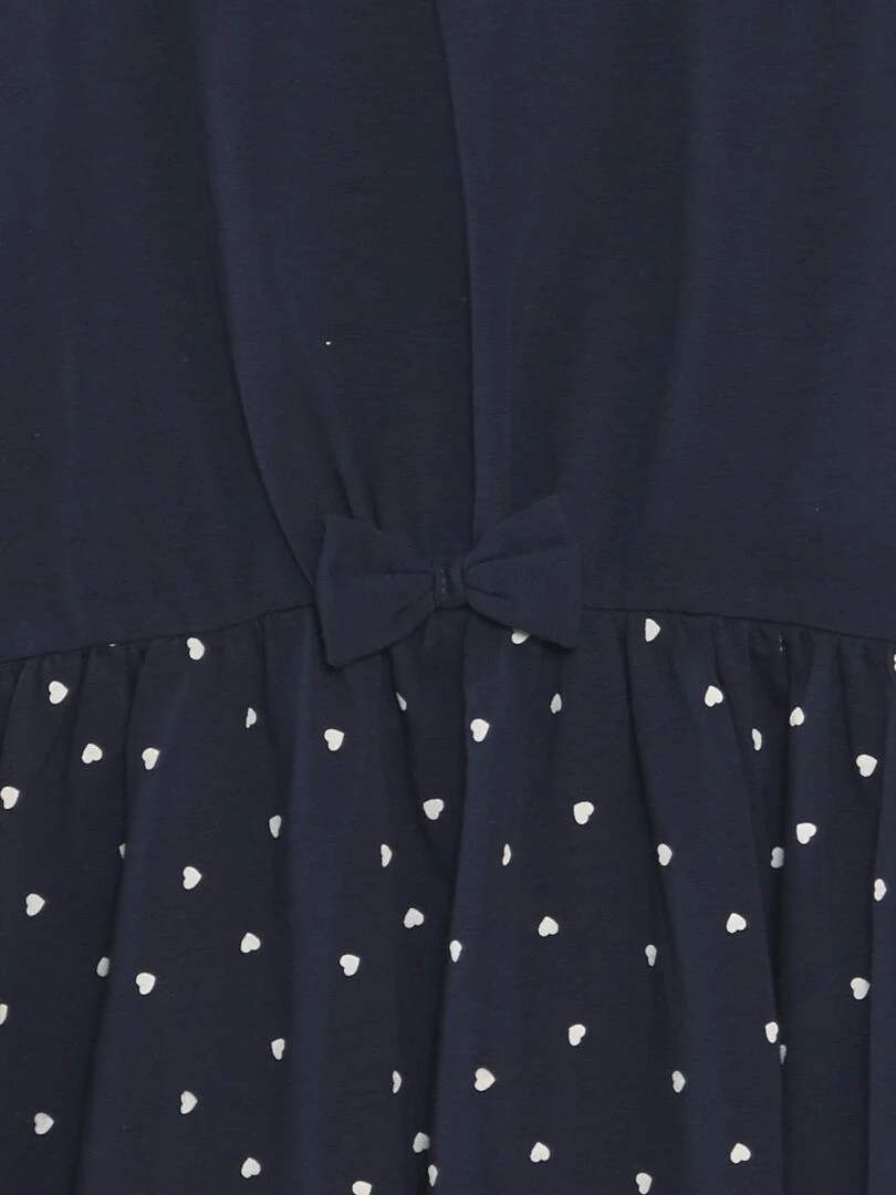 Robe 2 en 1 à nœud Bleu marine