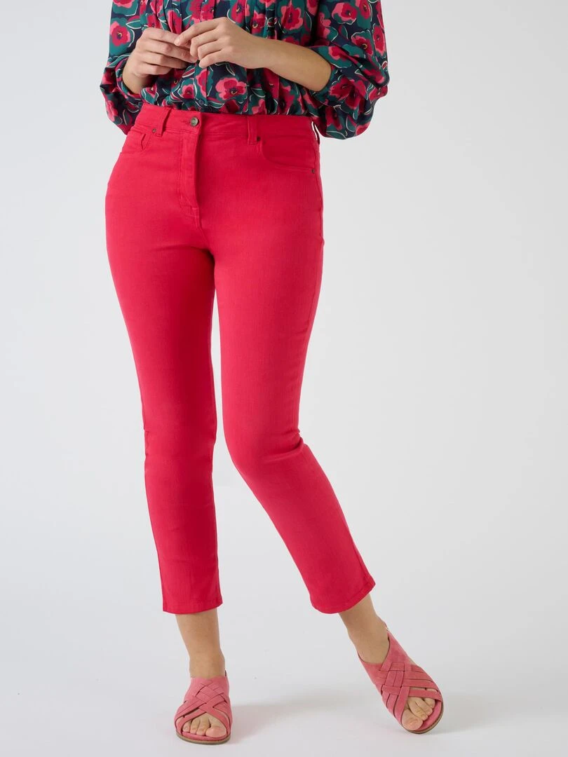 Slim 7/8ème taille haute Perfect Fit by Damart Damart Magenta