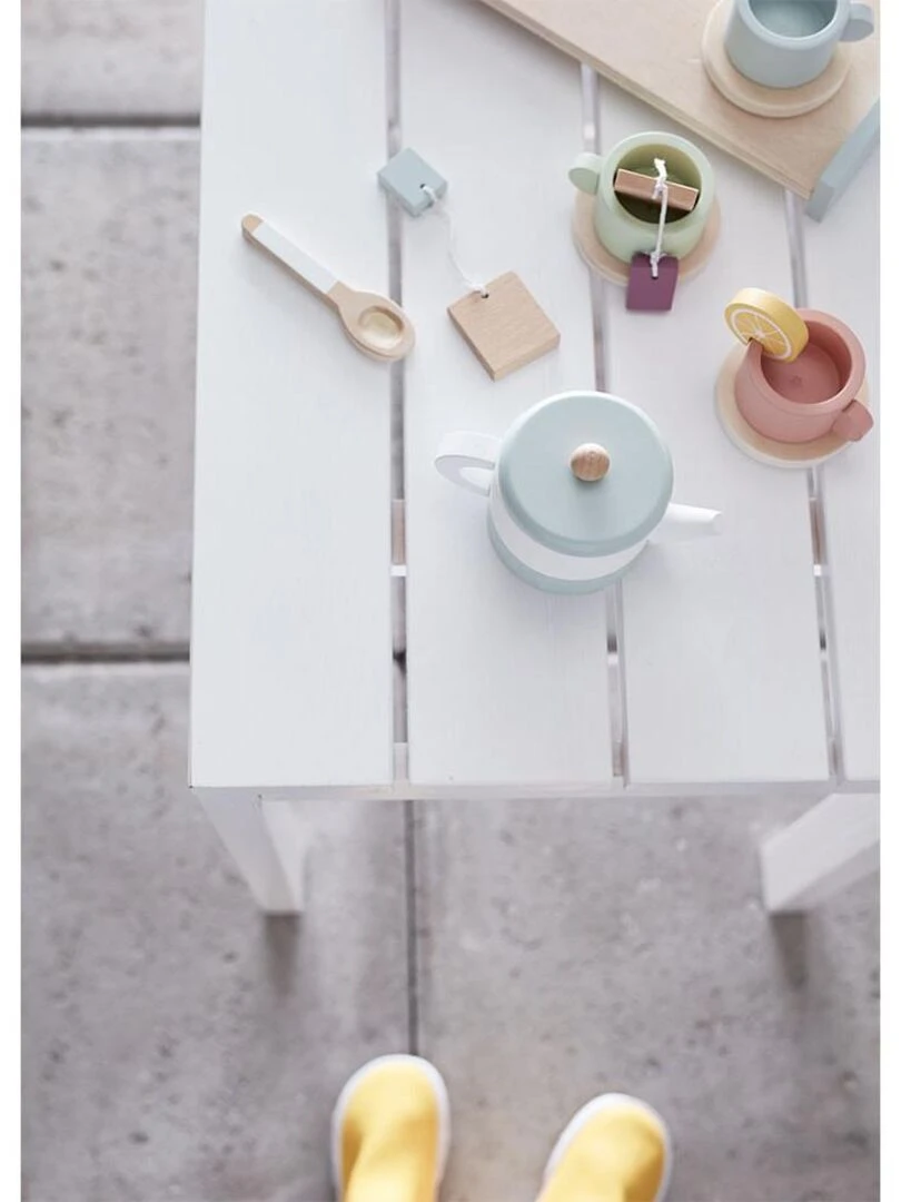 Service à thé en bois Kid's Hub   Kids Concept   N/A