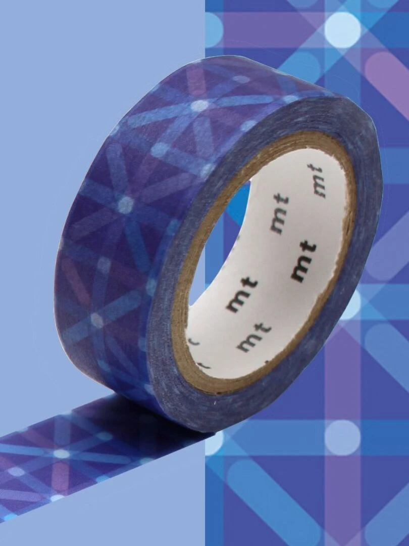 Masking tape à pois croisés   1 5 cm x 7 m   N/A