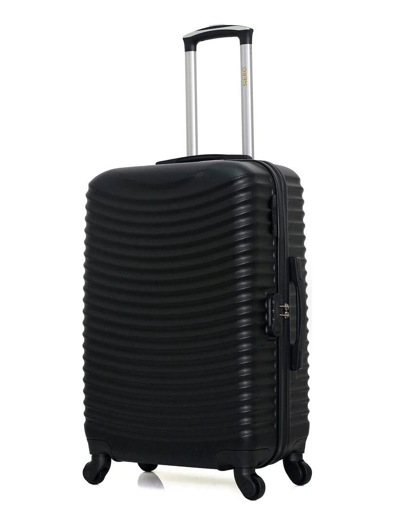 HERO VALISE WEEKEND ABS ETNA 65 CM 4 ROUES Noir