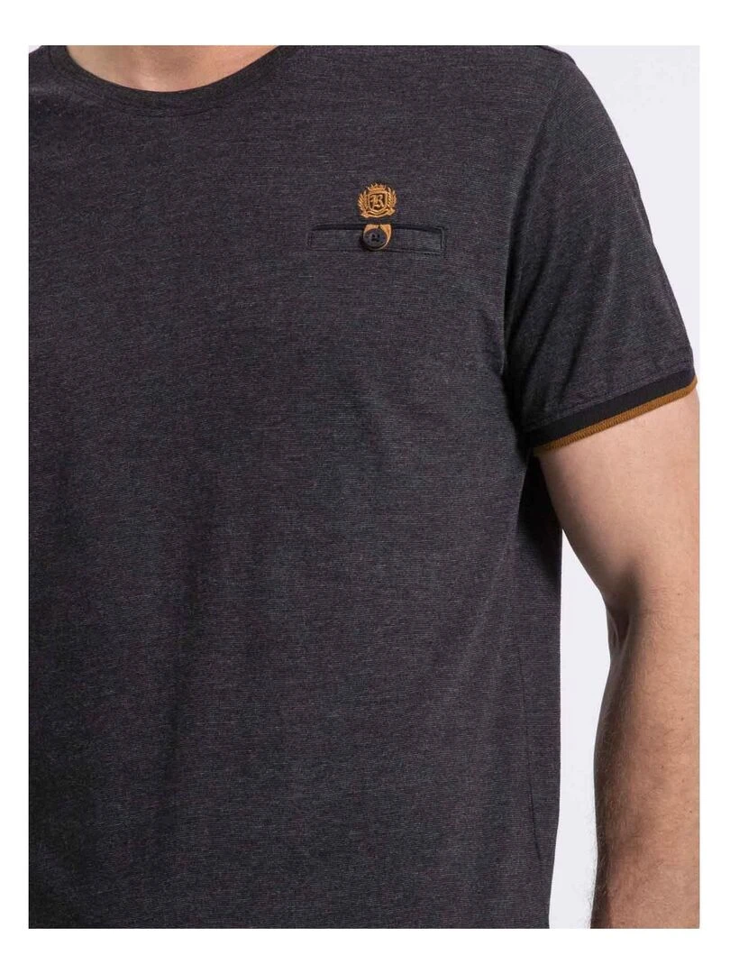 T shirt col rond NAKOTOC   Gris