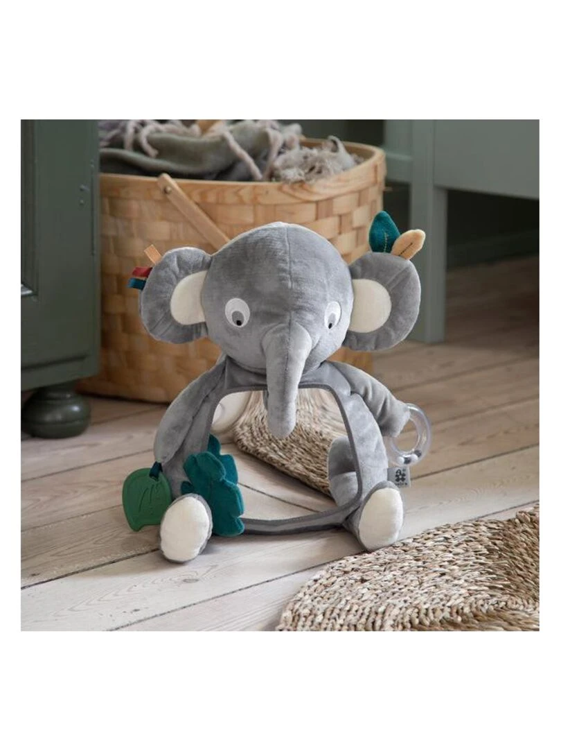 Jouet d'activité Finley l'éléphant   Sebra   Gris