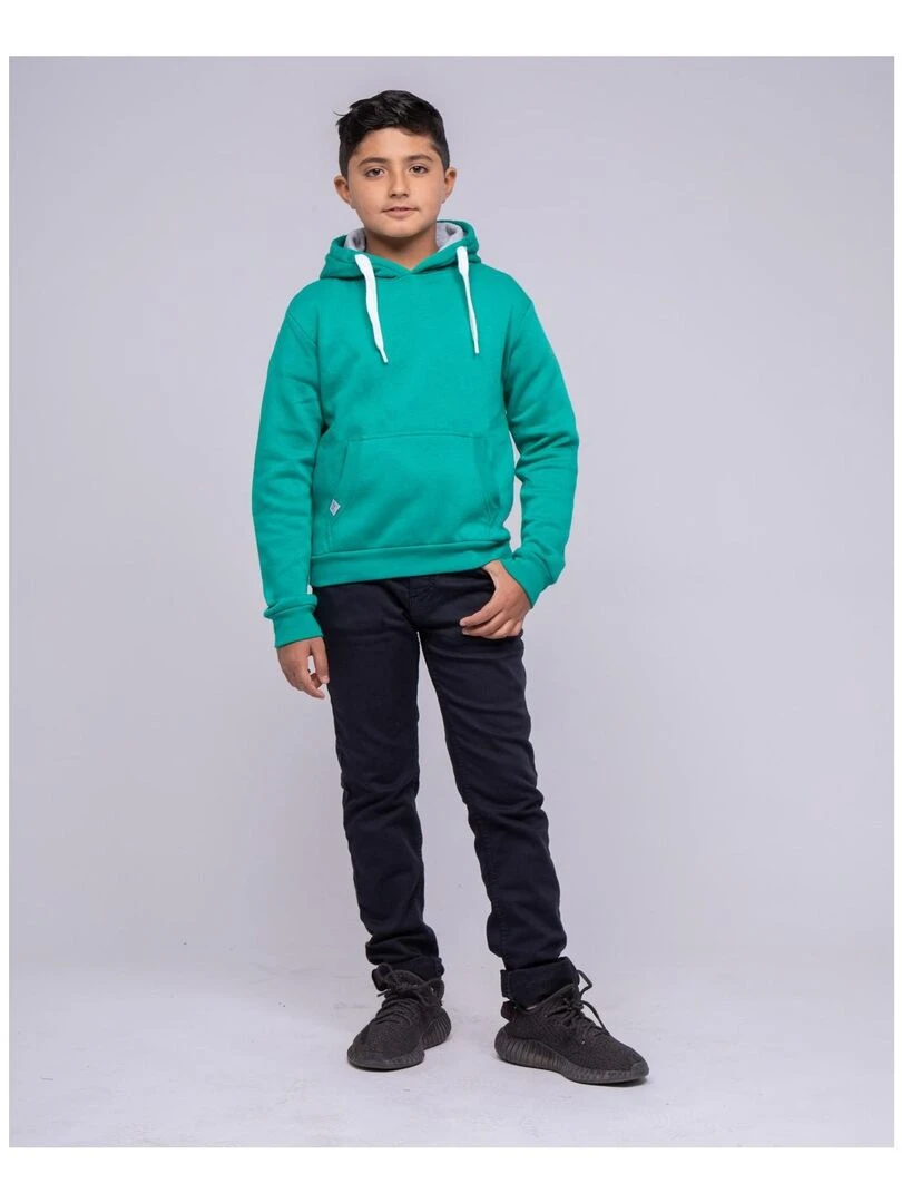Sweat capuche WIDMO J   Vert
