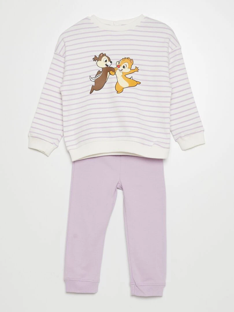 Ensemble de 'pyjama' 'Disney' sweat + pantalon 2 pièces Blanc