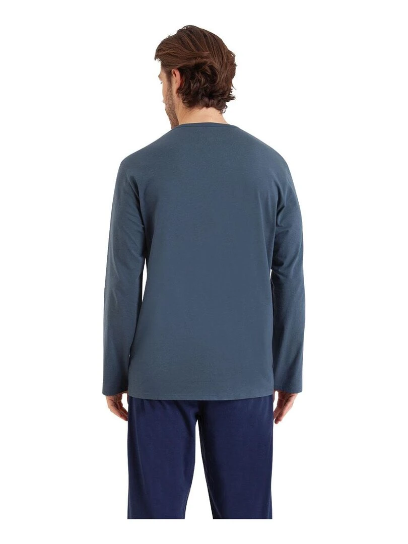 Pyjama court homme Ecopack   Gris Noir