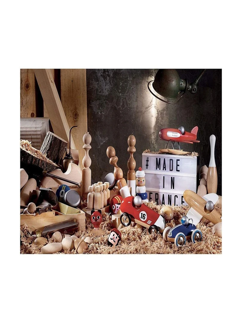 Roadster Vingtage En Bois Coloris Bleu   N/A