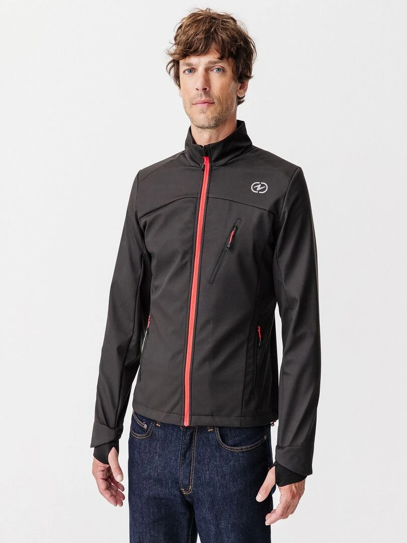 Veste soft Shell 5000 homme DamartSport Noir