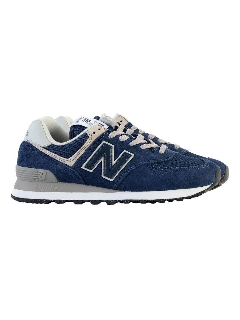 Basket Cuir New Balance 574 *   Bleu