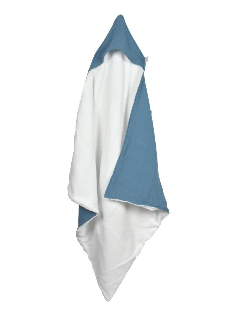 Cape de bain eponge et gaze de coton Jaune