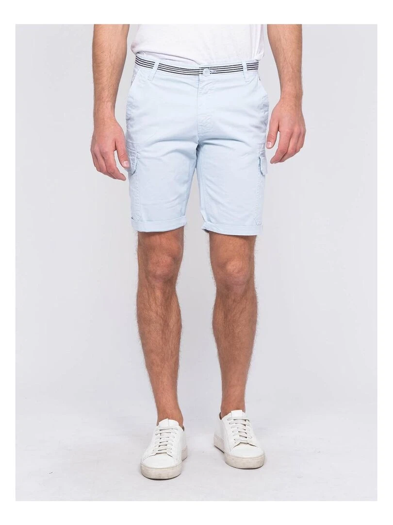 Bermuda battle slim BIZZO Bleu ciel