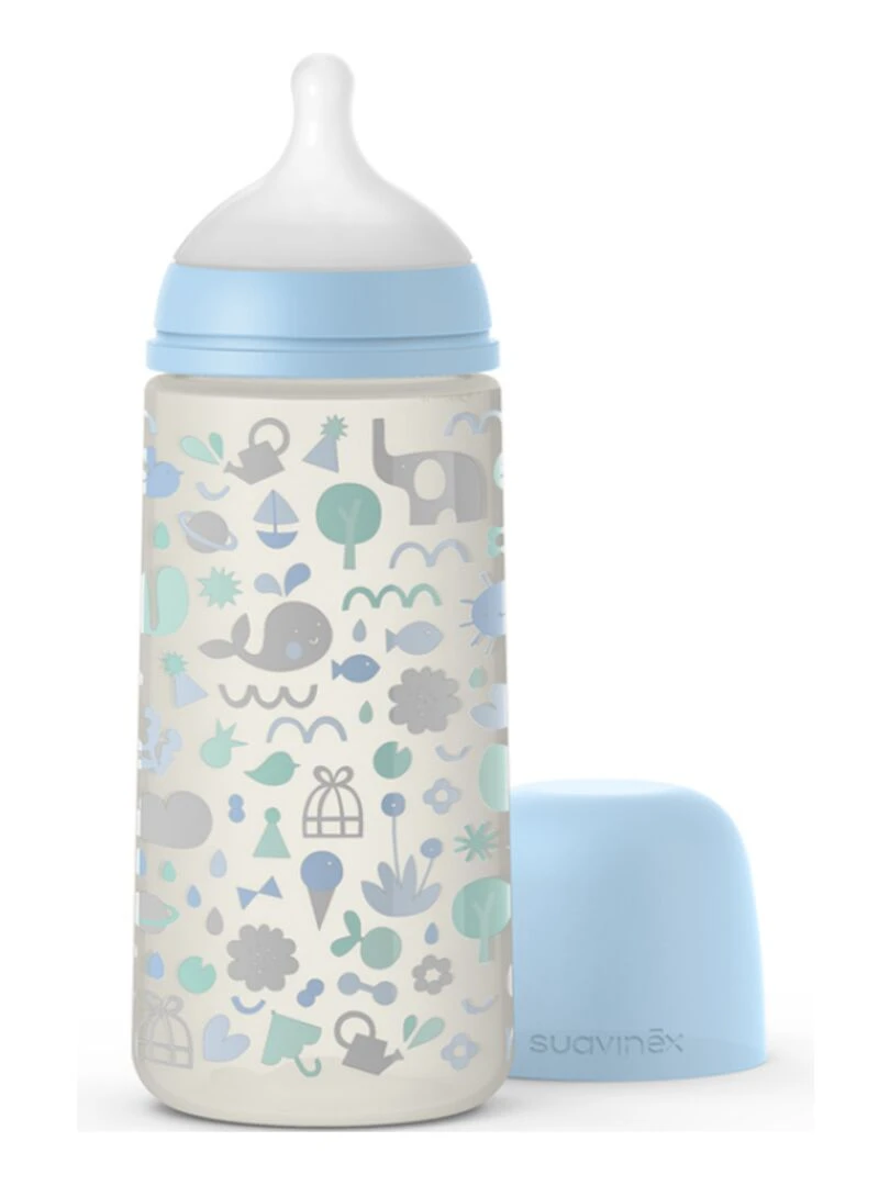 Biberon Avec Tétine Symétrique Sx Pro L Memories Bleu (360 Ml) Bleu