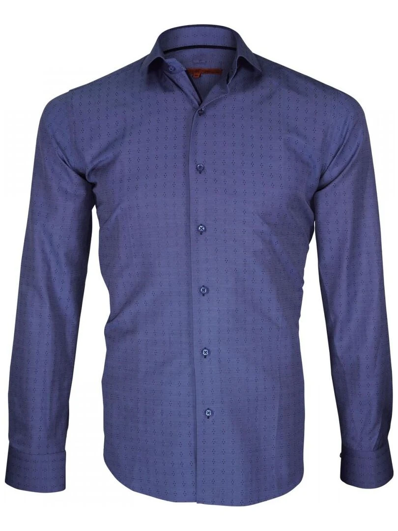 Chemise fil à fil BARKING Bleu
