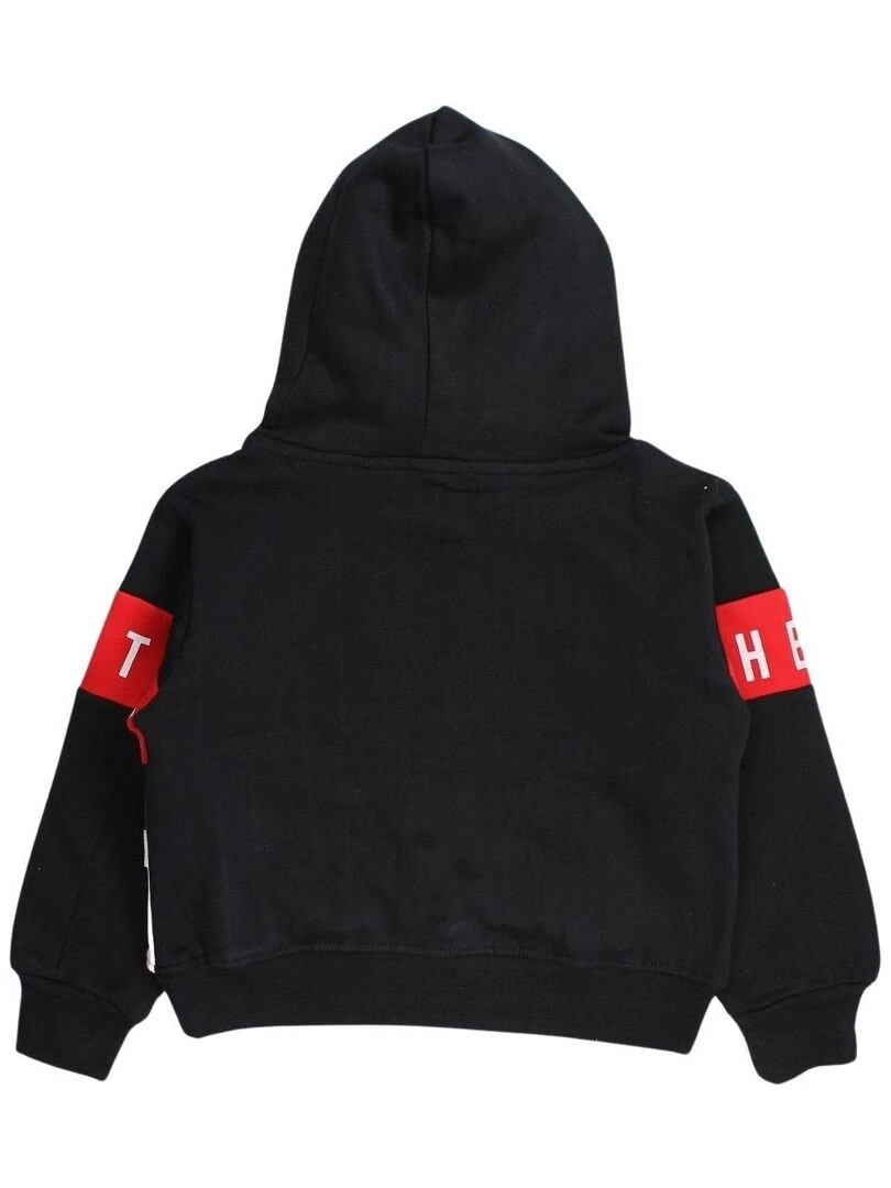 Lee Cooper Sweat garçon imprimé logo en coton Noir