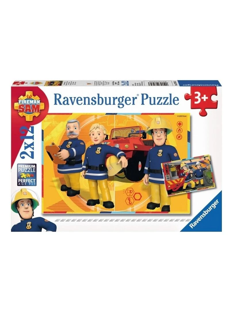Puzzle 2x12p Sam en intervention Sam le pompier N/A