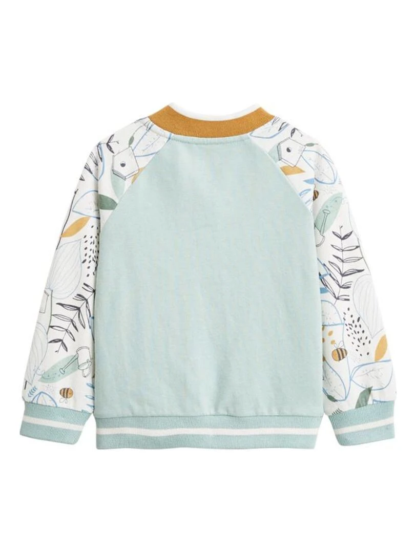 Veste teddy bébé Garden Party Vert