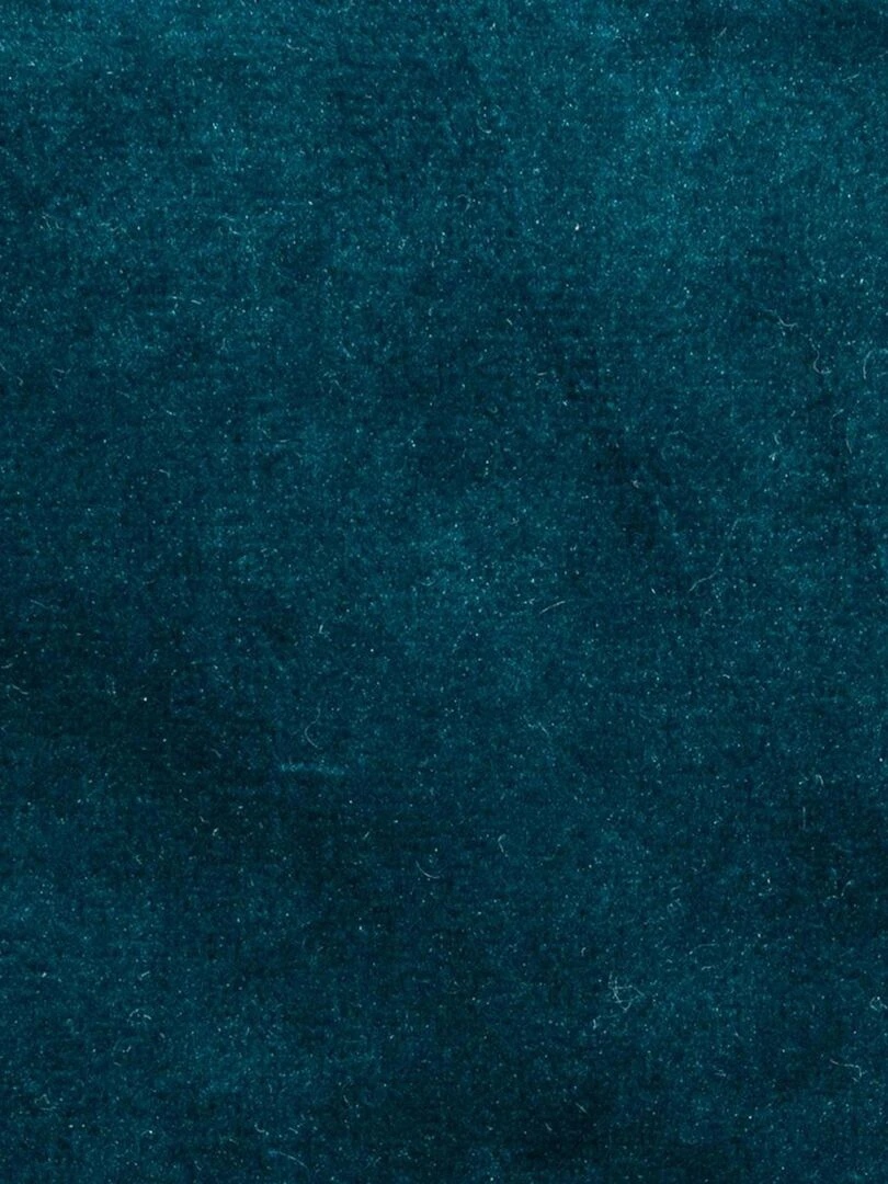 Rideau en velours occultant Bleu canard