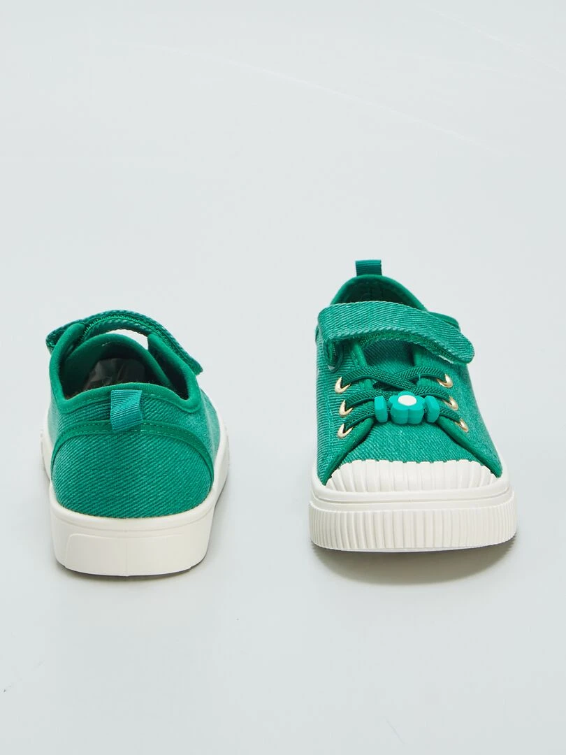 Baskets en toile   Vert