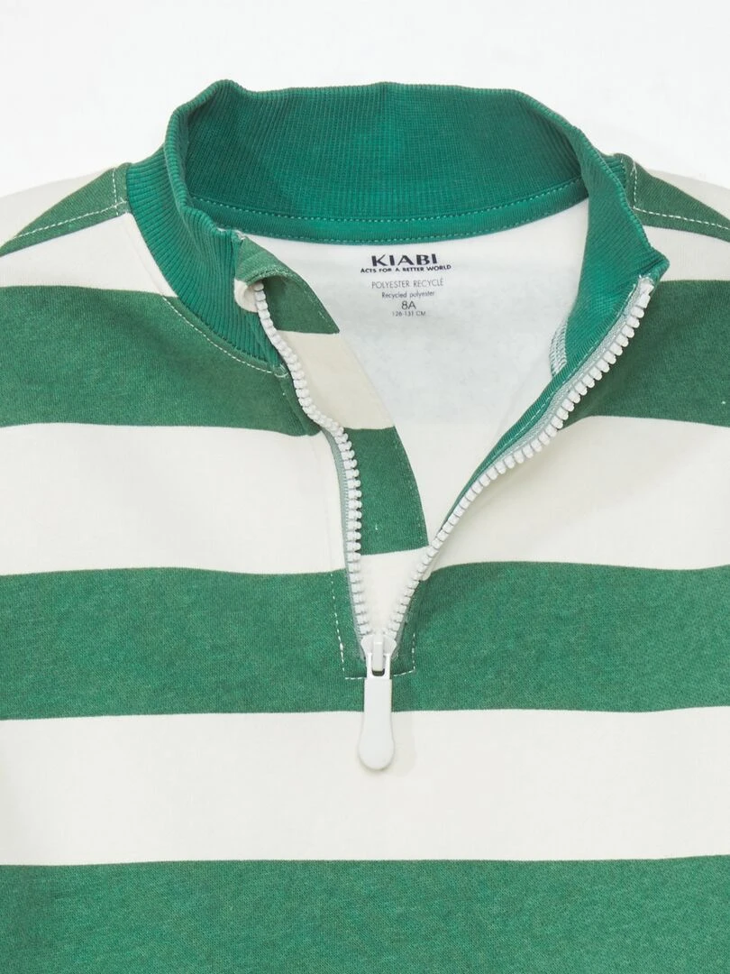 Sweat à col camionneur   So Easy   Vert