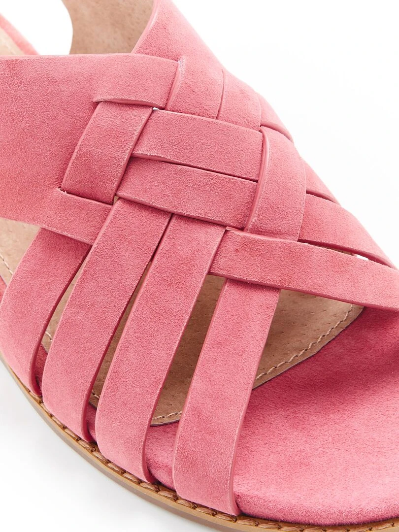 Sandales multibrides croisées   Damart   Rose