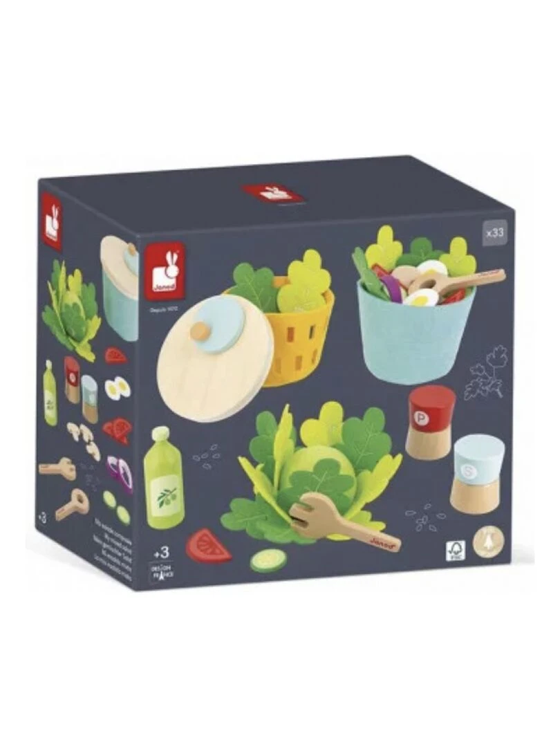 Ma Salade Composee En Bois Et Feutrine N/A