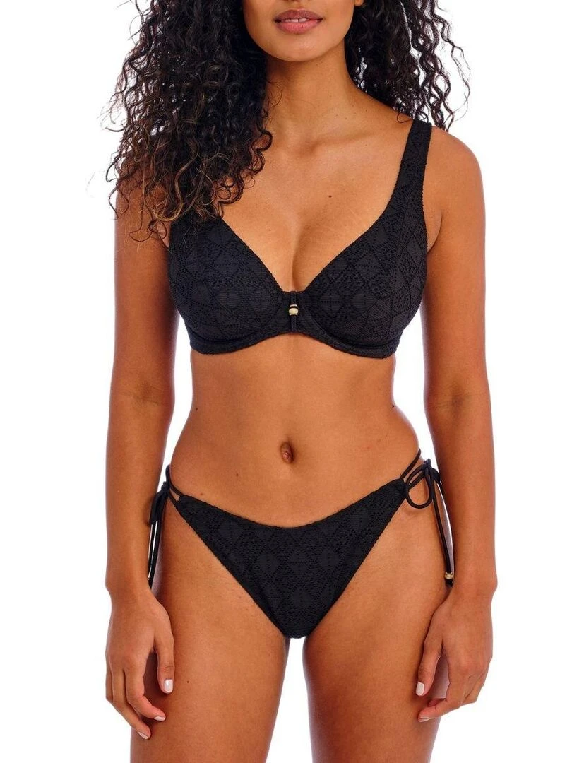 Top de maillot de bain Nomad Nights Noir