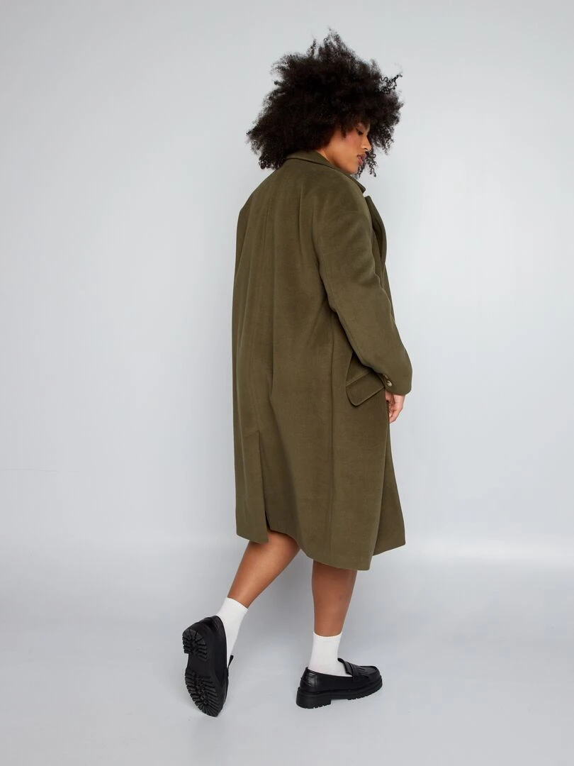 Manteau long   Kaki