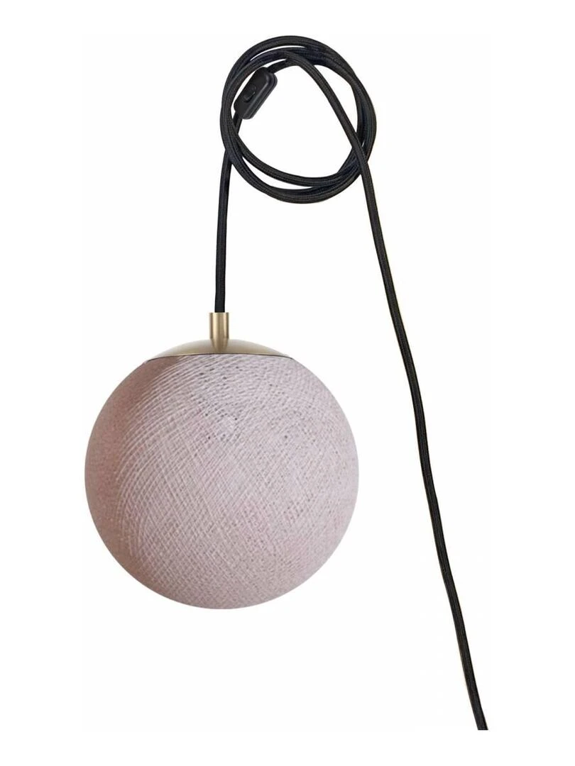 Suspension Nomade Apapa Laiton Beige