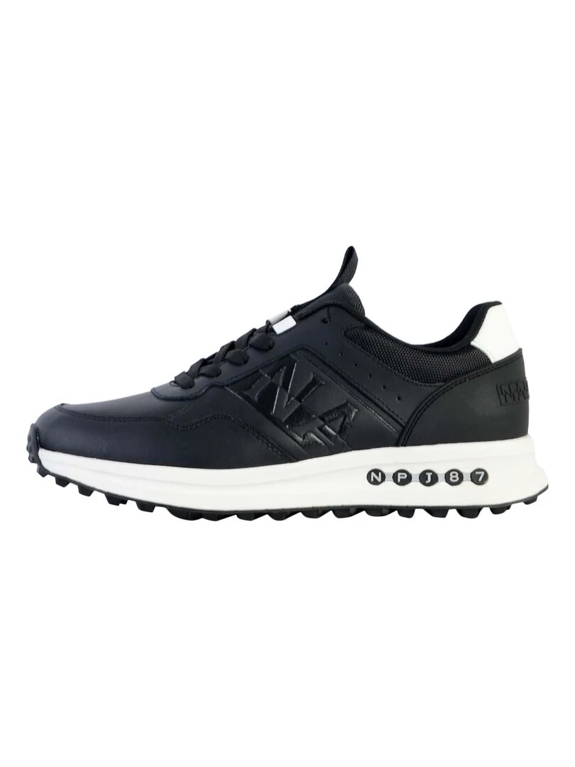 Basket Cuir Napapijri Slate Noir