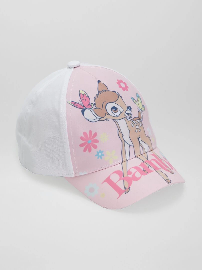 Casquette en toile Bambi blanc