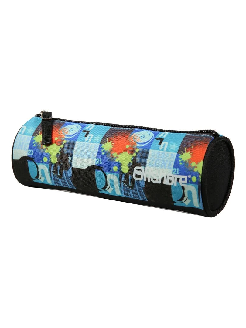 BAGTROTTER Trousse scolaire ronde Offshore Bleu Urban Tag Bleu