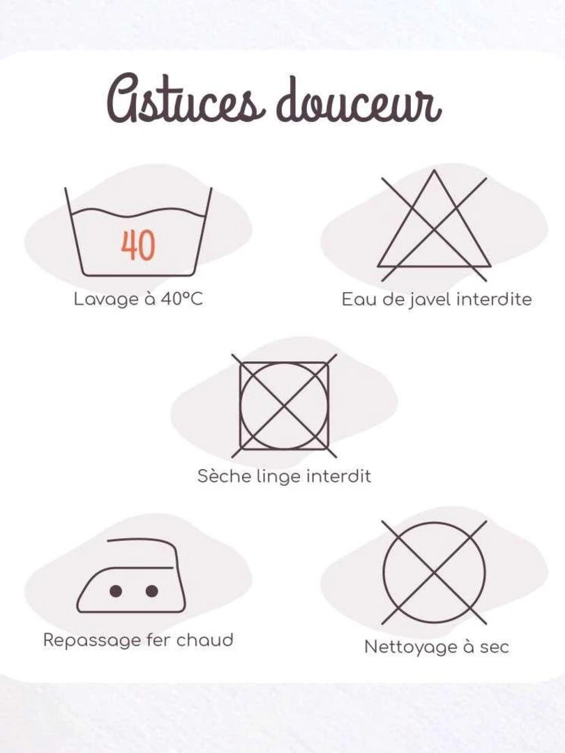 Alèse lit bébé   Blanc