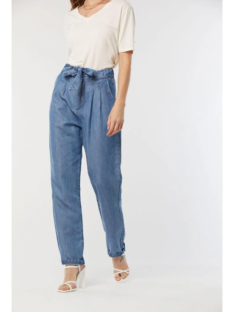 Lee Cooper Pantalon lyocell flair GRACE Bleu ciel