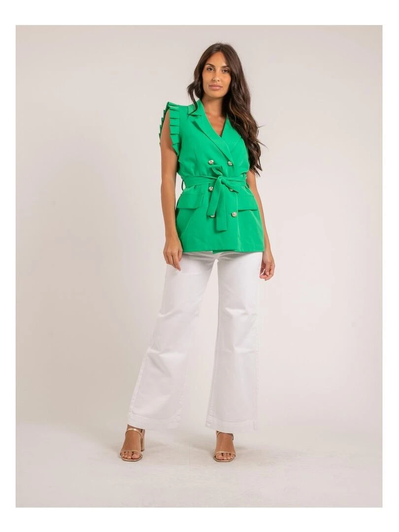 Blazer sans manches UCHENA   Vert