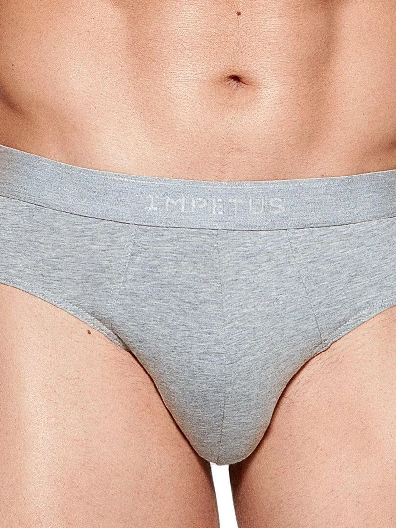 Slip coton Executive Gris