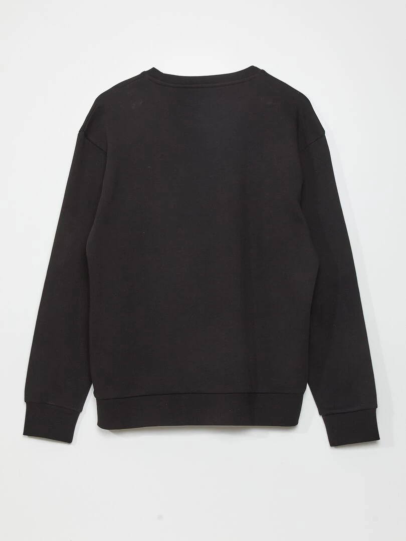 Sweat en molleton noir