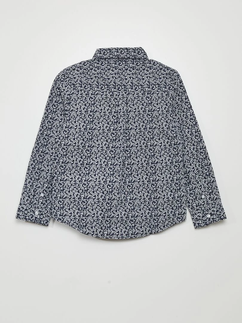 Chemise en popeline   Fleuri