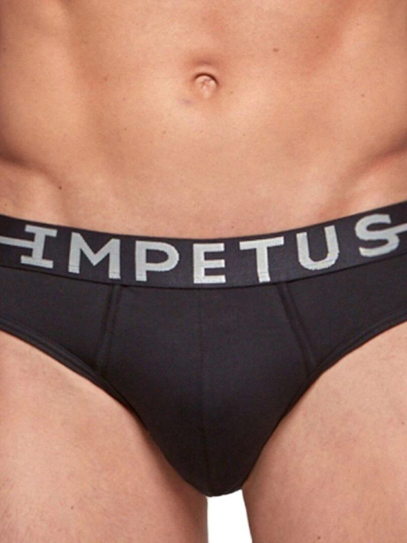 Slip coton stretch Essentials Noir