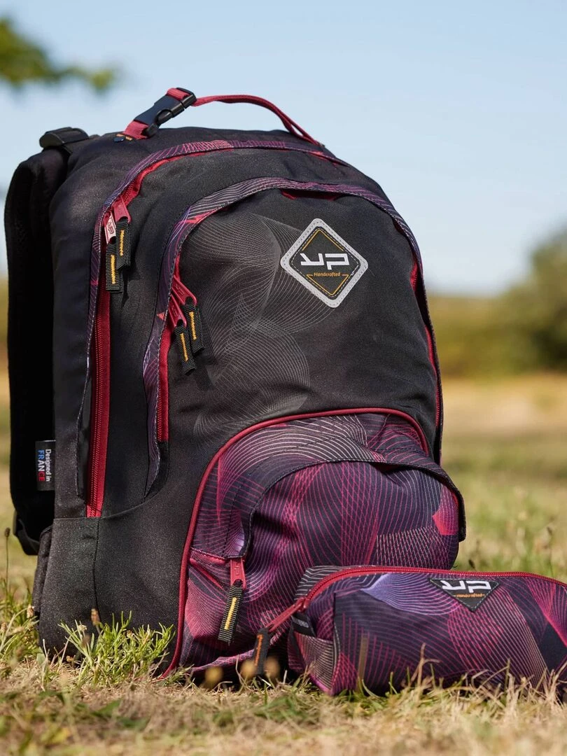 BODYPACK Trousse rectangle recyclée Moiré fuchsia Violet