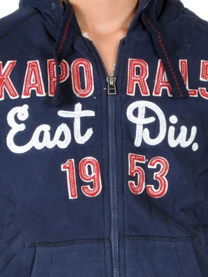 Sweat Kaporal Enfant à Capuche Farda Bleu Navy   Bleu