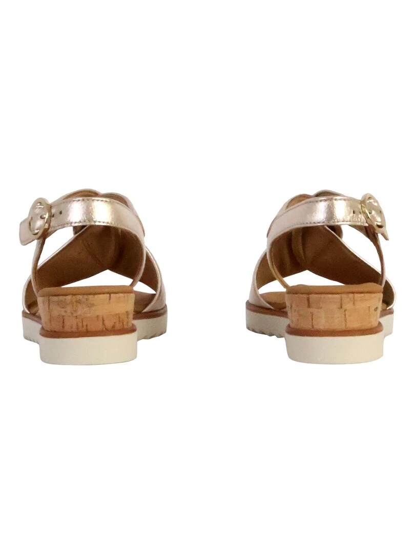 Sandale Cuir Gabor Lammnappa   Beige
