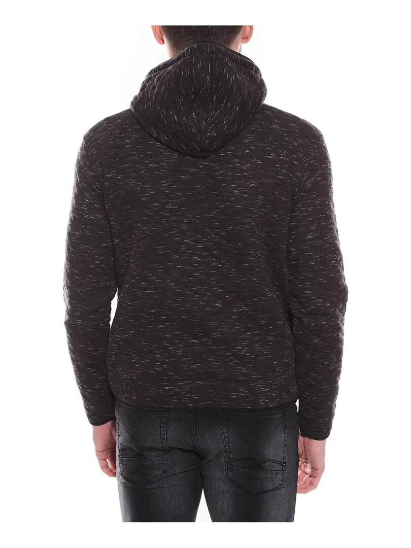 Sweat capuche zippé WANTOS Noir