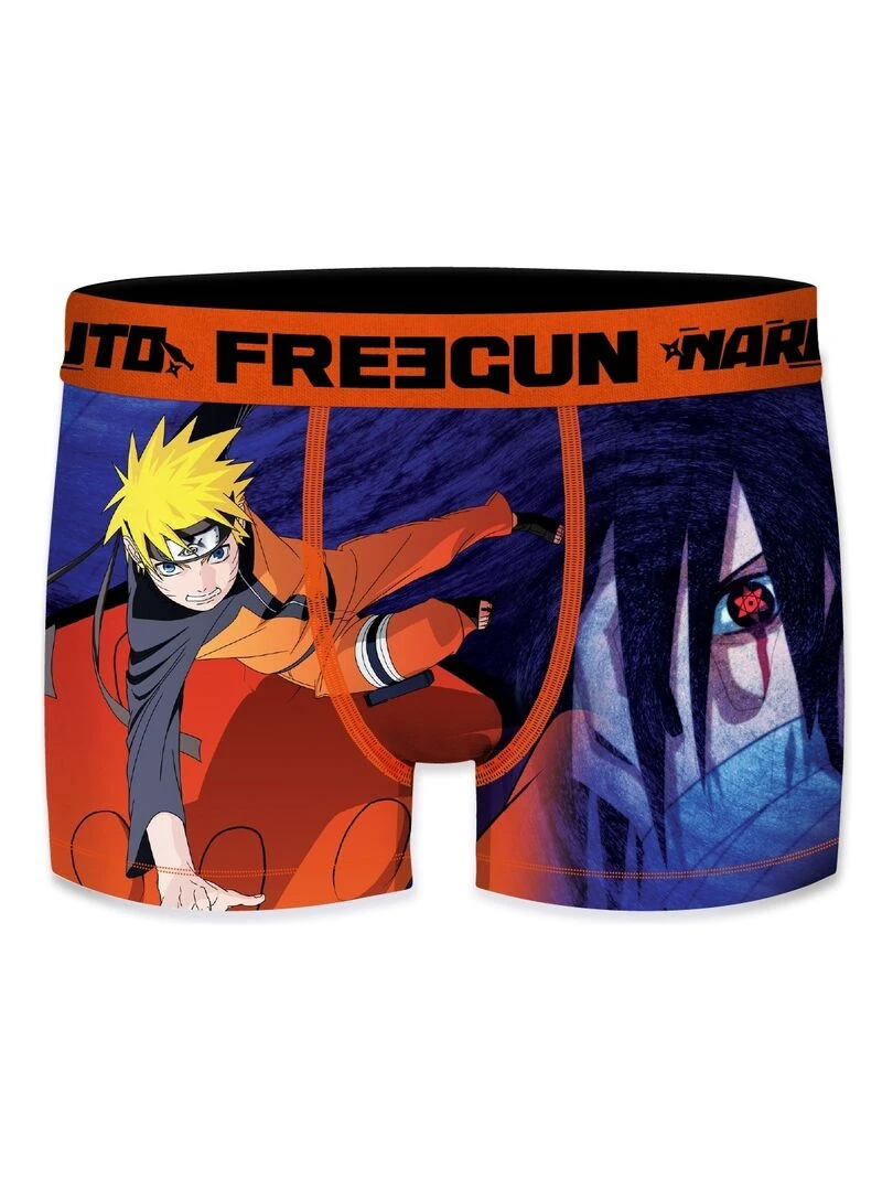 Lot de 4 Boxers garçon Naruto Shippuden Freegun   Rouge